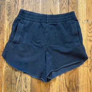 Dark grey aerie shorts